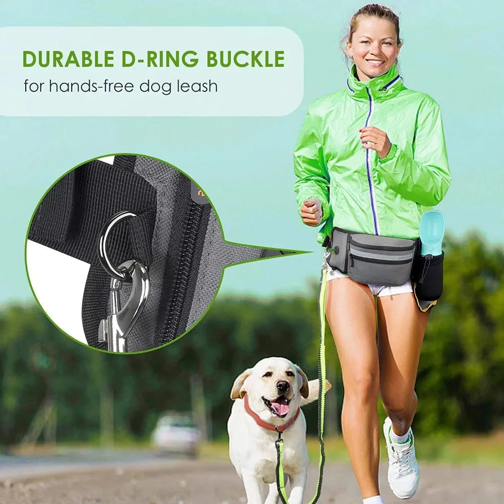 🎒 Dog Training & Walking Waist Bag – Hands-Free Treat Pouch with Water Cup Holder 🐶💧