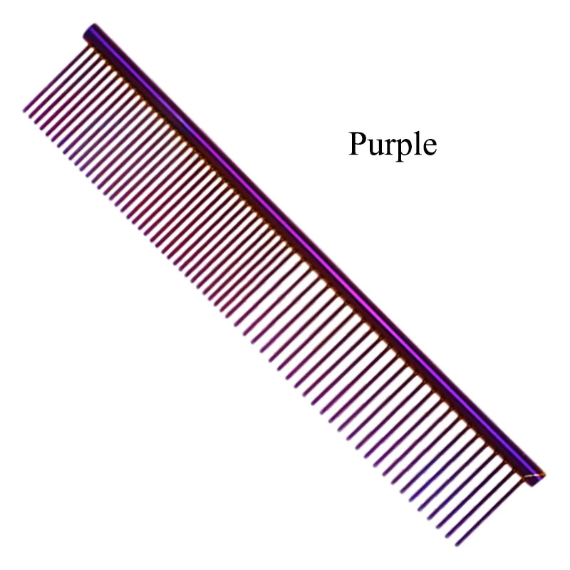 Meisha Stainless Steel Pet Grooming Comb – Professional Deshedding Brush for Dogs & Cats