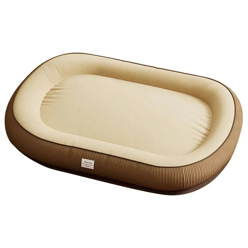Plush Dog Bed – Cozy Cushion for Small to Large Dogs & Cats, Soft Pet Mat Blanket for All Breeds