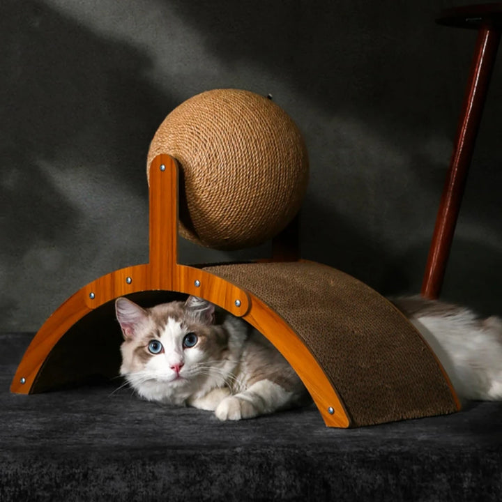 Vertical Arch Cat Scratching Board – Wear-Resistant