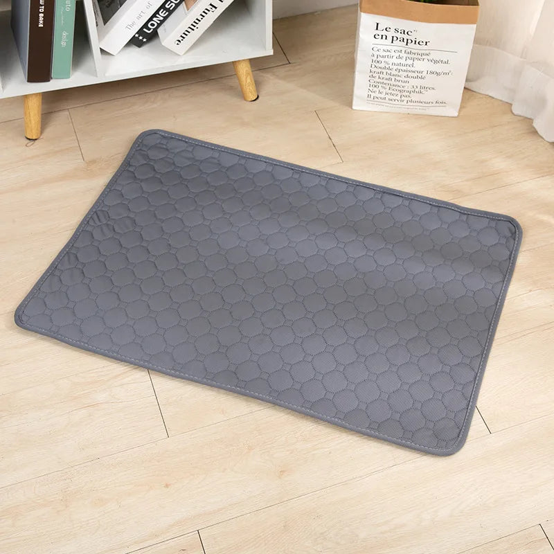 Reusable Dog Pee Pad Blanket – Washable Absorbent Puppy Training Pad & Pet Bed Urine Mat for Car Seat Protection