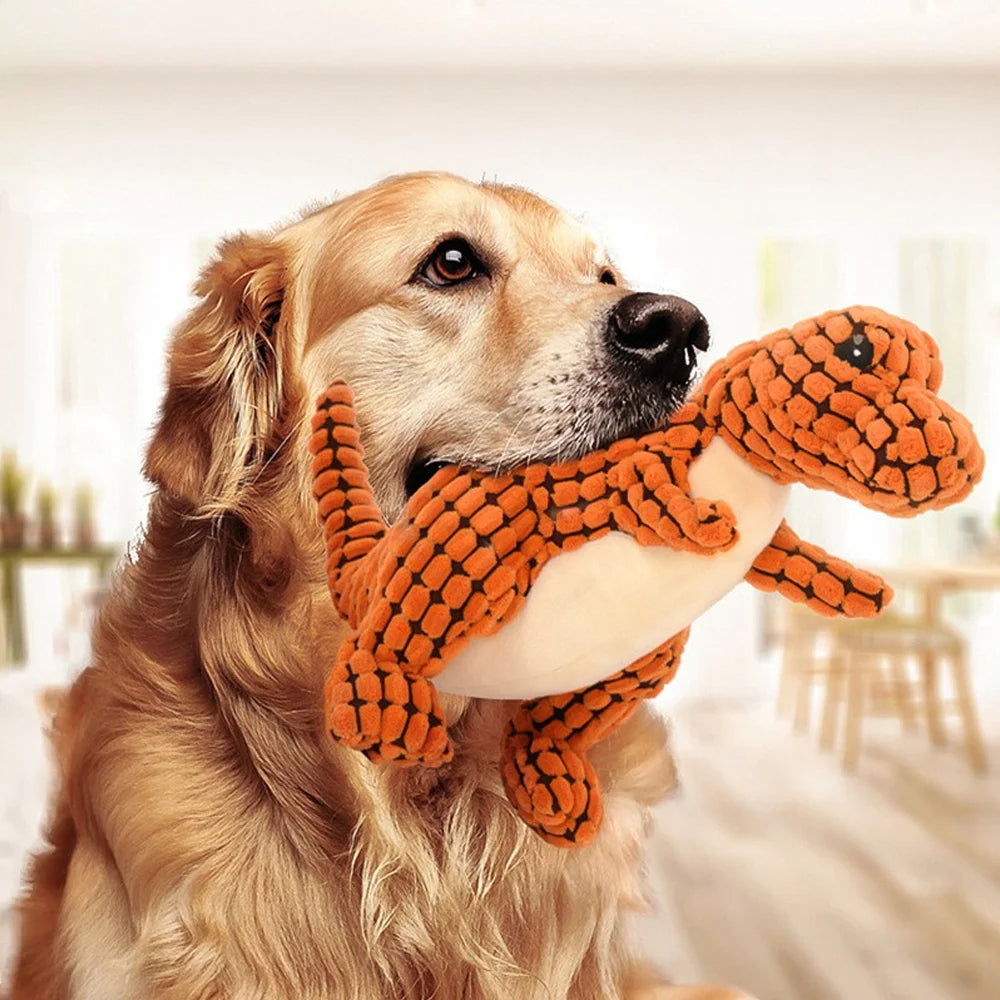 Plush Dinosaur Chew Toy – Soft Interactive Toy for Cats & Small Dogs