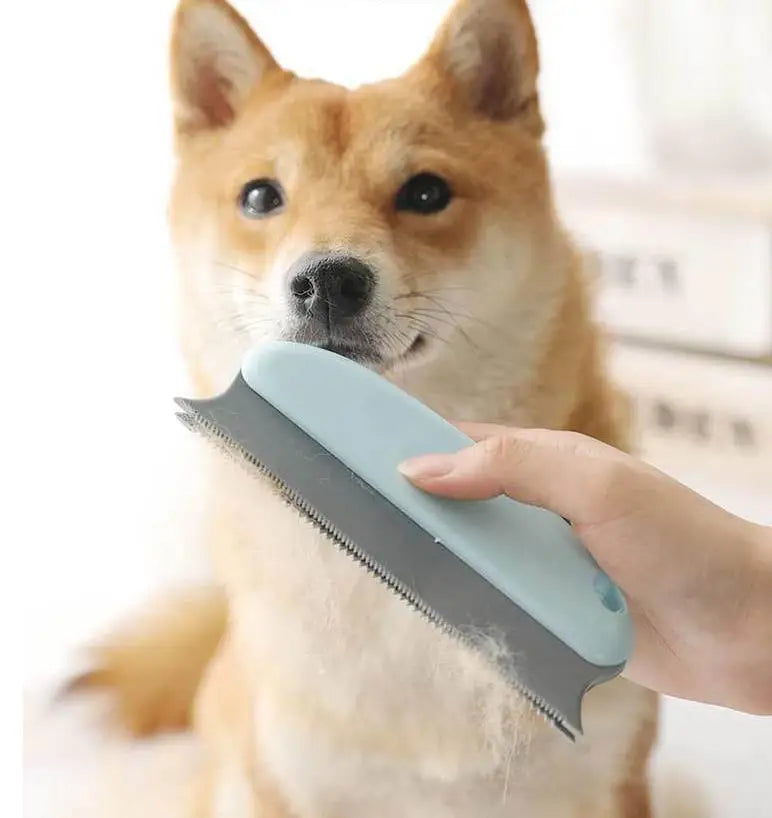 Silicone Cat Brush – Pet Hair Remover & Massage Grooming Tool for Cats and Dogs