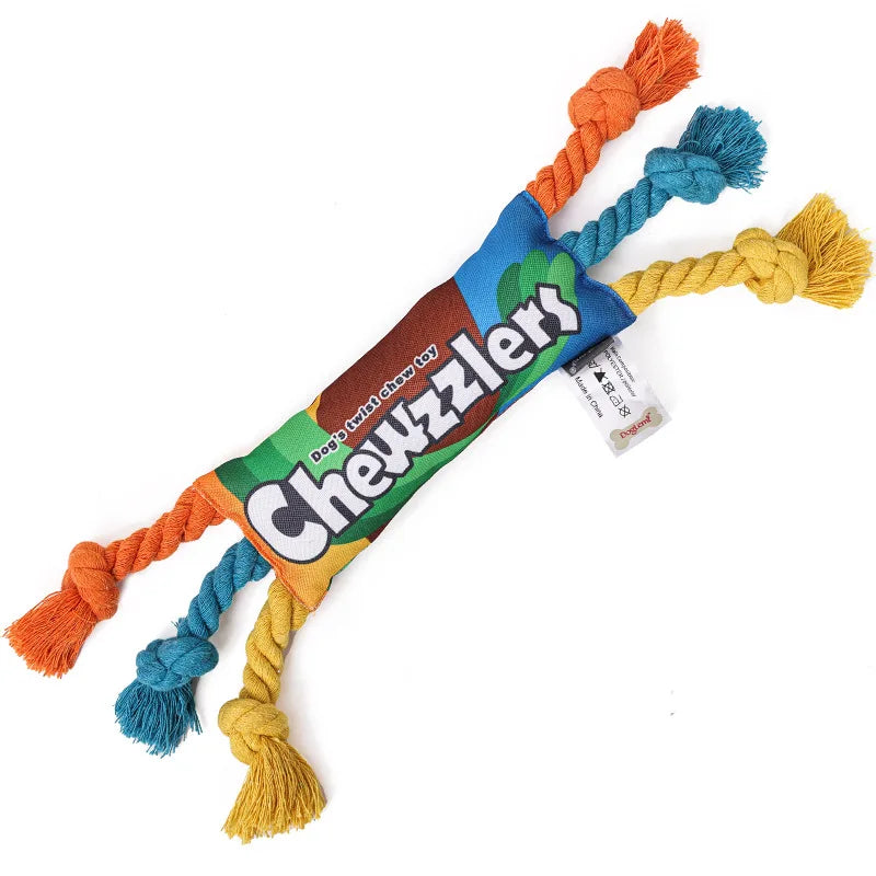 Durable Cotton Rope Chew Toy for Puppies – Braided Knot Toy for Teething & Dental Cleaning