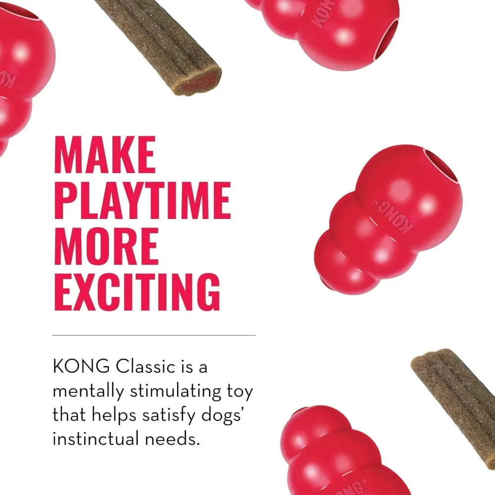 KONG Classic Toy + Ziggies Treats Combo Pack 🦴🐶