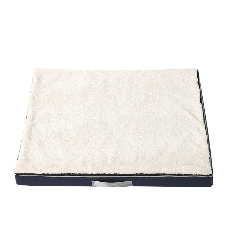 Large Elastic Sponge Dog Bed – All-Season Washable Pet Sofa Mat for Medium & Large Dogs, Cat Cushion Nest with Non-Slip Base