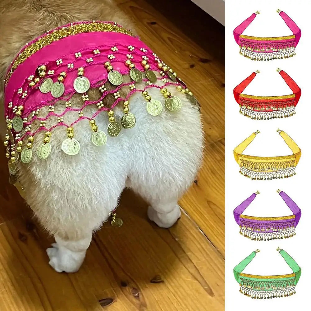 Dog Booty Dance Skirt – Fun Pet Costume Wrap for Parties & Cosplay