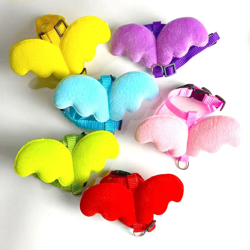 Angel Wings Pet Harness & Leash Set – Cute Lead for Cats, Puppies & Rabbits