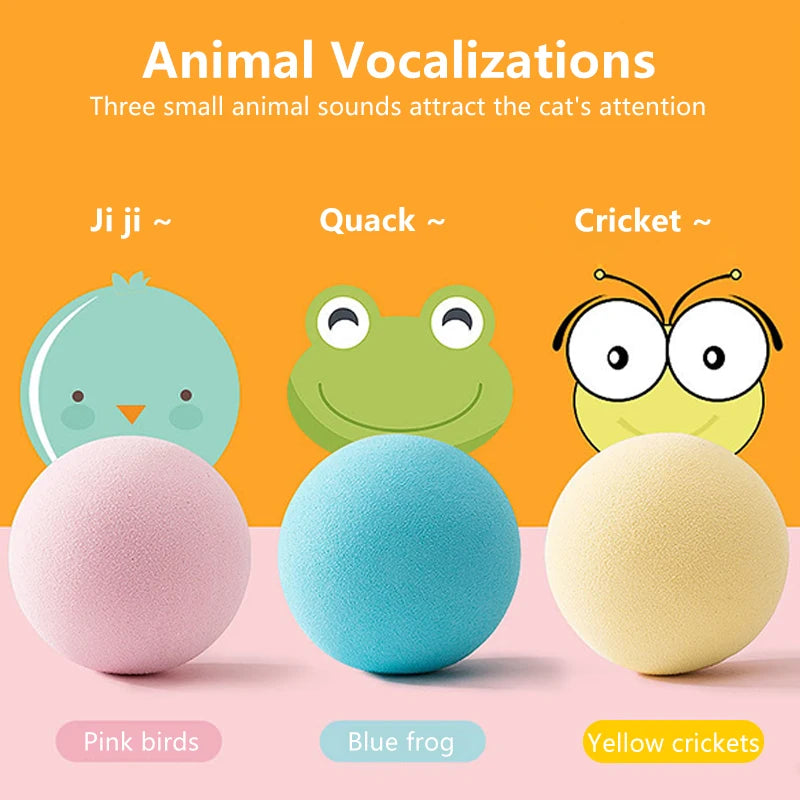 🐱 Smart Cat Toy – Interactive Automatic Rolling Ball for Cats