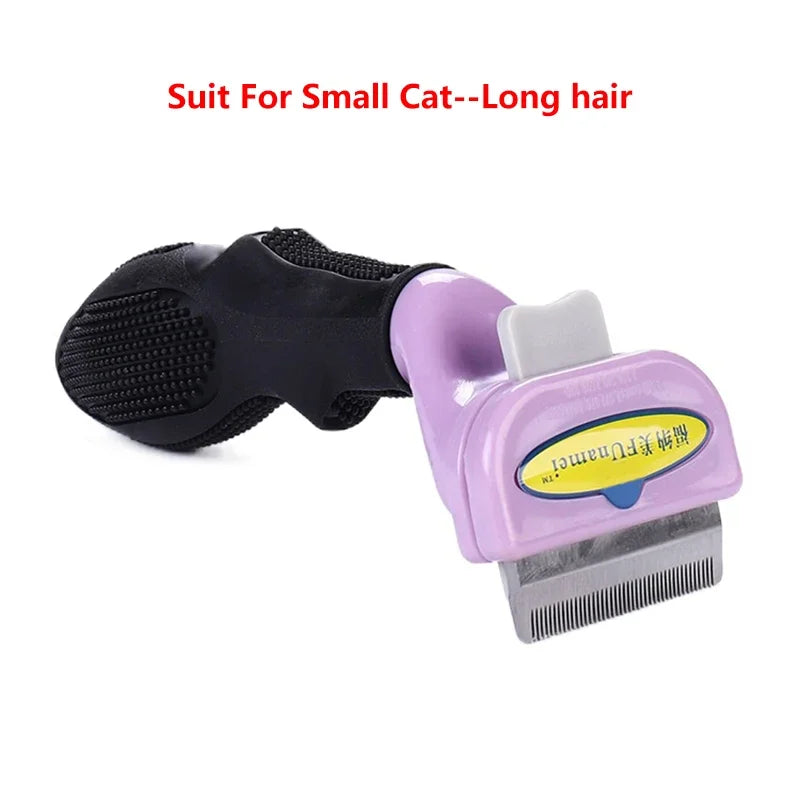 🐶 Dogs & Cats Hair Shedding Massage Comb – Pet Grooming Brush for Hair Removal & Massage