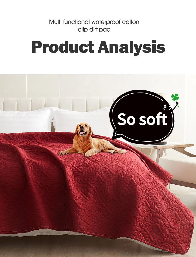 Anti-Leaking & Non-Slip Dog Bed Cover: