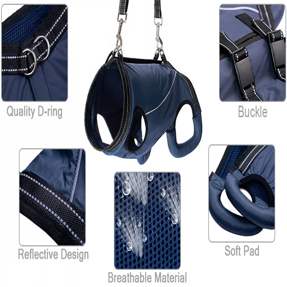 Dog Lift Harness Support Sling – Padded Aid for Disabled & Injured Dogs