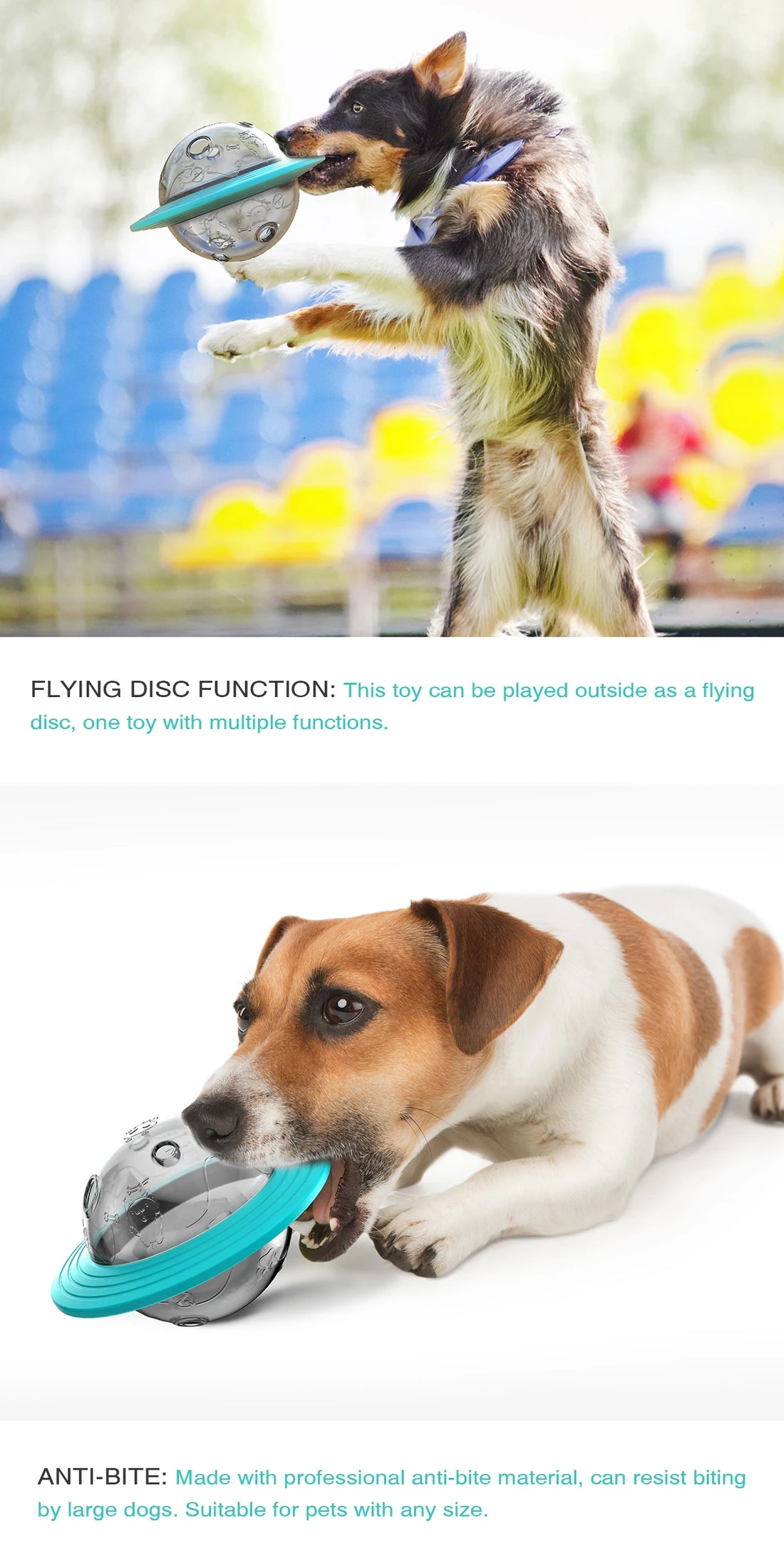 Dog Flying Disk Food Dispenser – Interactive Slow Feeder Toy 🥏🐾