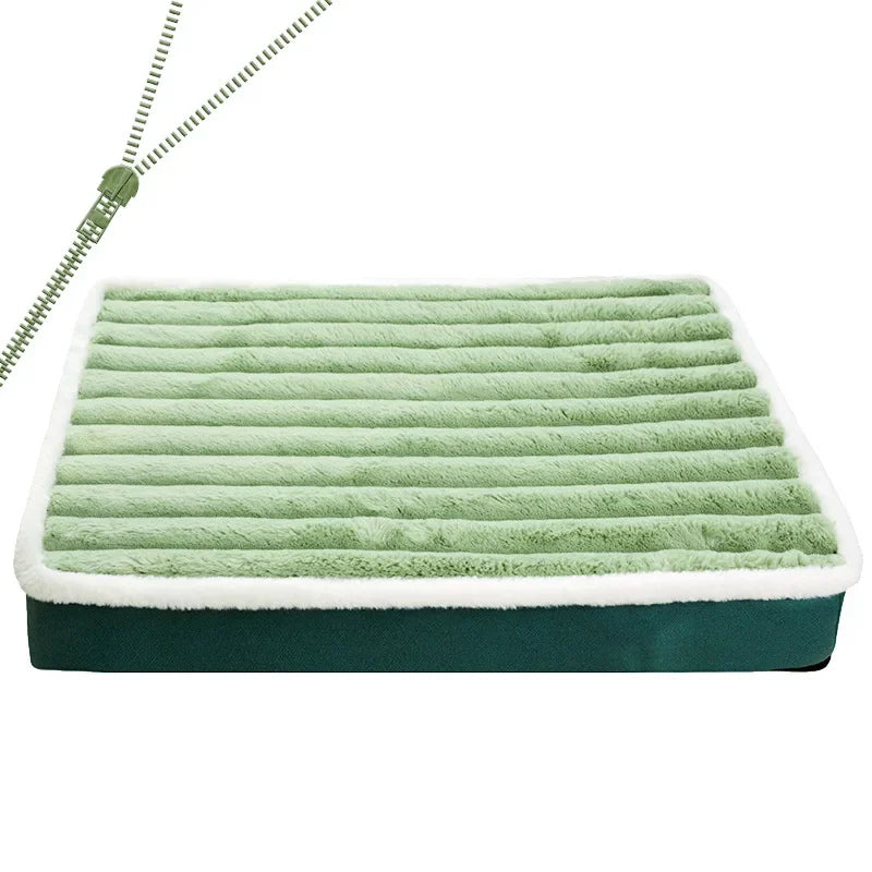 Orthopedic Plush Dog Bed with Non-Slip Bottom & Removable Washable Cover – All Sizes