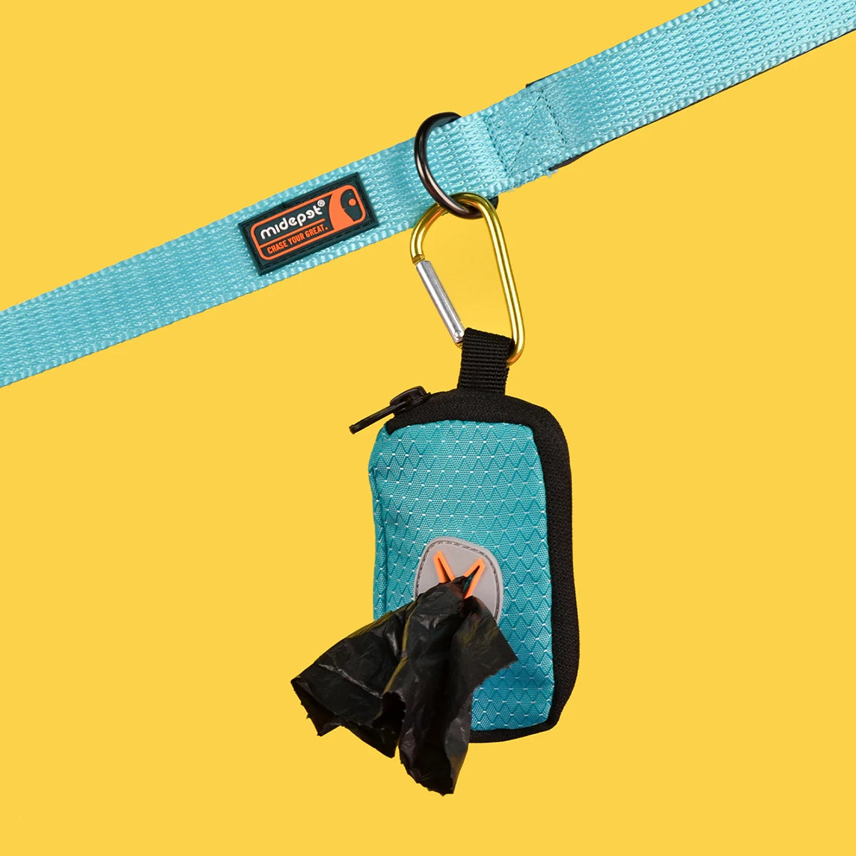 Lightweight Poop Bag Holder Hands-Free Dispenser – Multi-Function Clip-On for Pet Leashes (No Bags or Leashes Included)