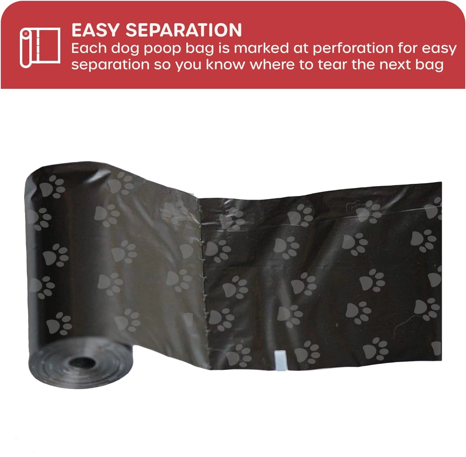 Biodegradable Dog Poop Bags – 1/3/5/10/15 Rolls with Easy Tear Breakpoint, Outdoor Pet Waste Cleanup Bags