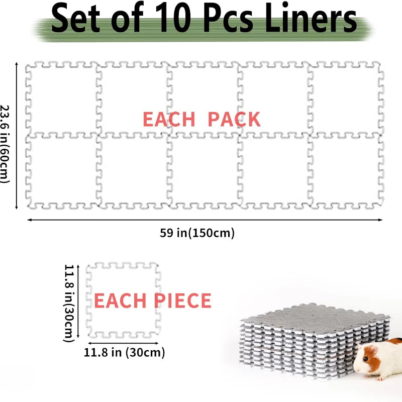 30×30cm Soft EVA Foam Pet Warming Pad – Small Animal Sleeping Mat for Guinea Pigs, Hamsters, Rabbits (1–10Pcs)