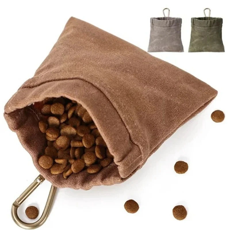 Dog Training Treat Pouch – Portable Snack Bag for Outdoor Travel & Training