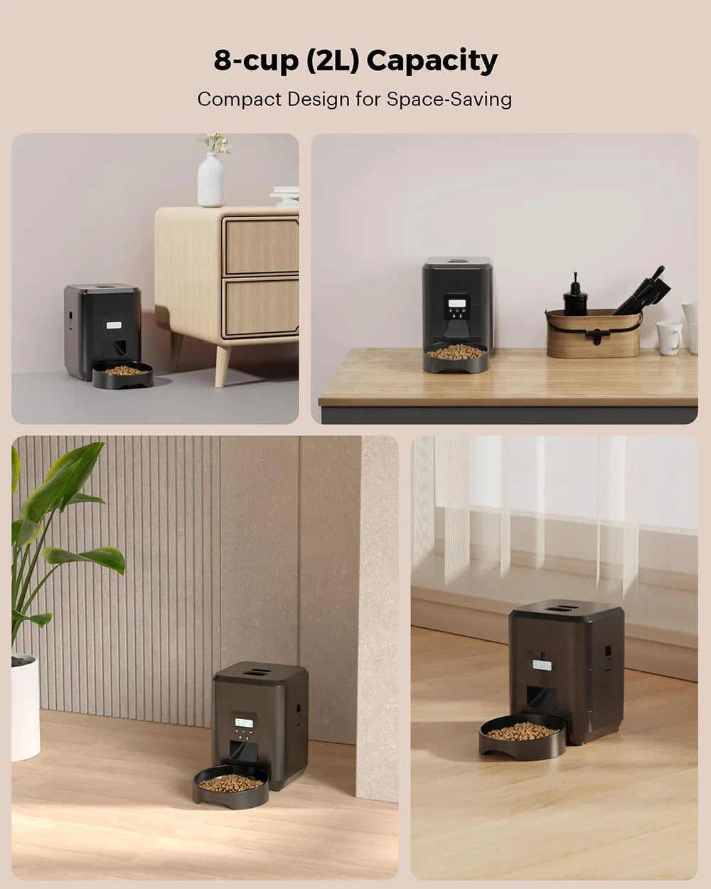 Smart Automatic Pet Feeder – Timed & Slow Feed for Cats & Dogs 🐾⏱️