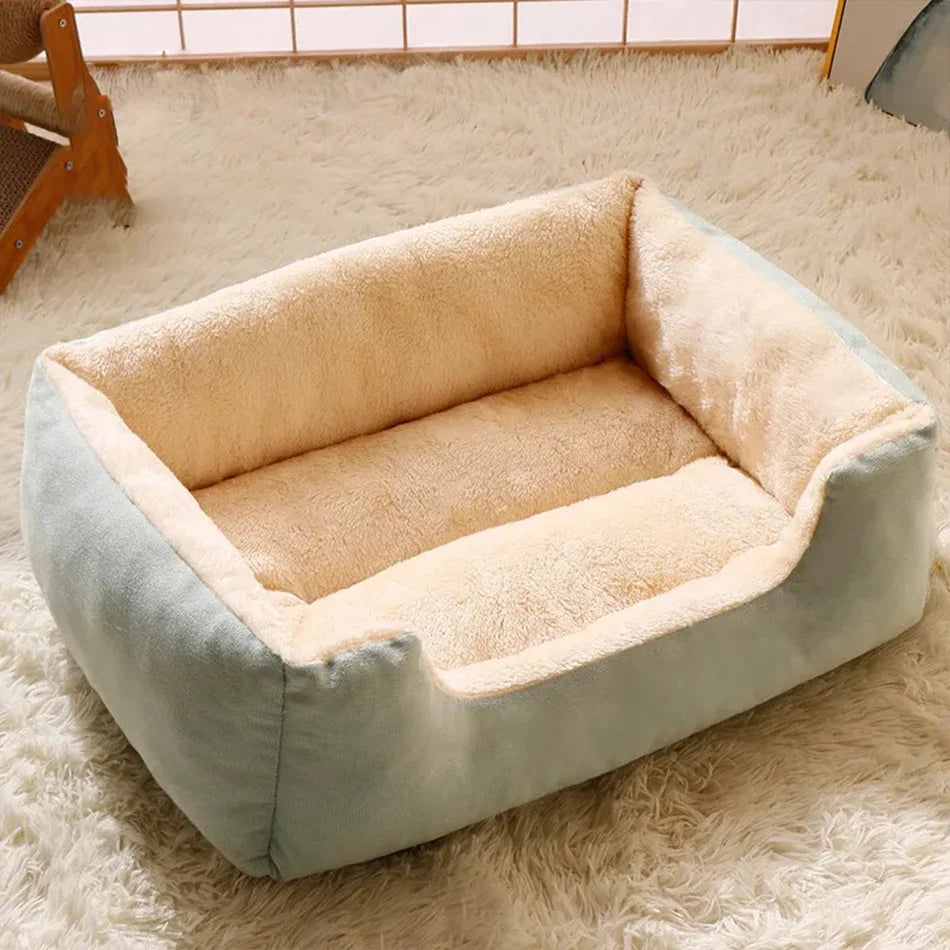 Cozy Cat & Dog Bed – Soft Pet Cushion House for Cats & Small Dogs, Basket-Style Pet Habitat