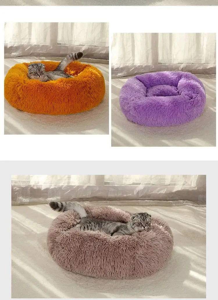 Winter Plush Rectangle Dog Bed – Warm Pet Sofa Mat for Small, Medium & Large Dogs & Cats