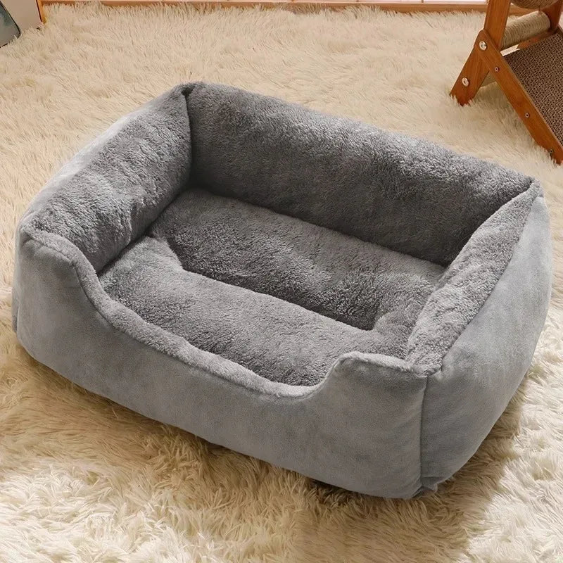 Cozy Cat & Dog Bed – Soft Pet Cushion House for Cats & Small Dogs, Basket-Style Pet Habitat