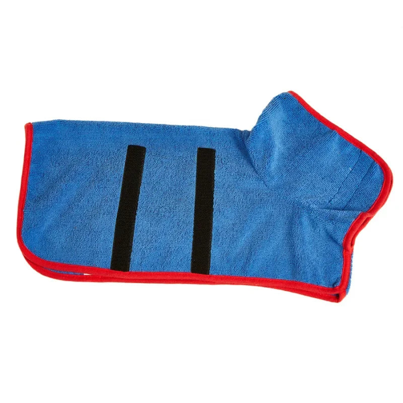 Pet Bathrobe Adjustable Towel – Super Fast-Drying Moisture Robe for Dogs (Large, Medium, Small)