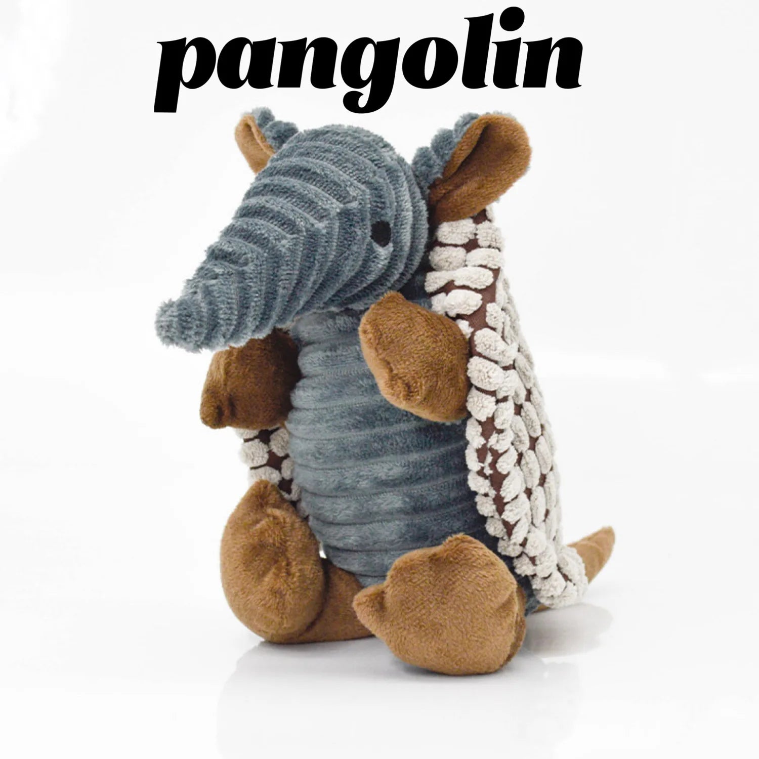 Pangolin Pet Toy – Squeaky Plush for Dogs & Cats, Teeth Cleaning