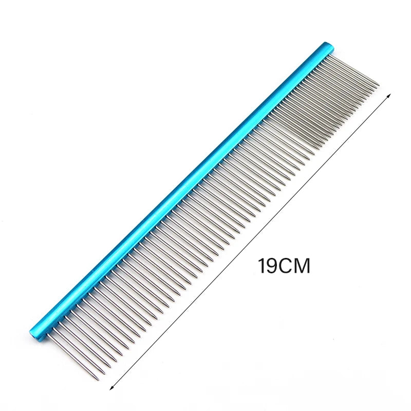 Light Aluminum Pet Grooming Comb – 6 Colors Available