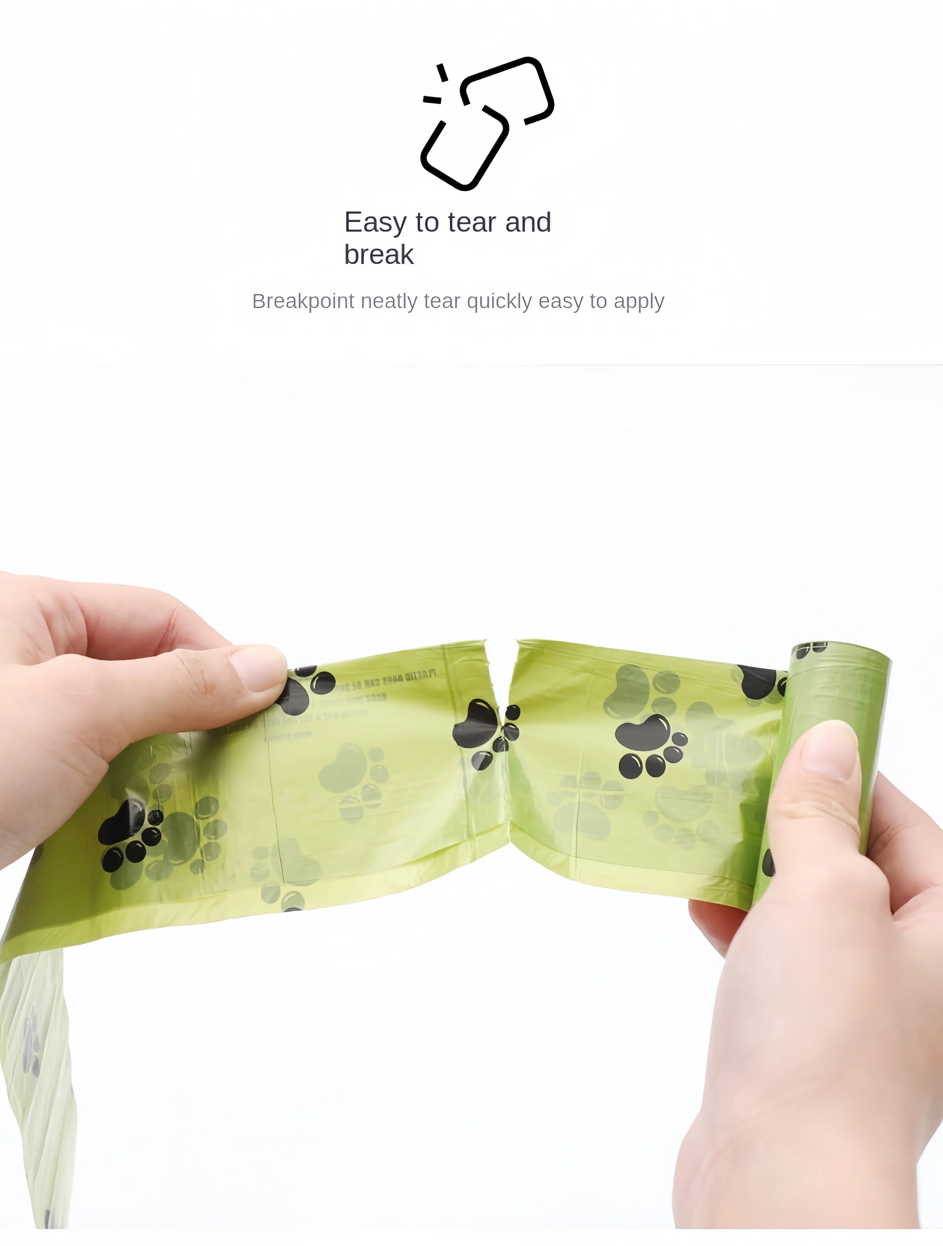 Biodegradable Dog Poop bags with Dispenser