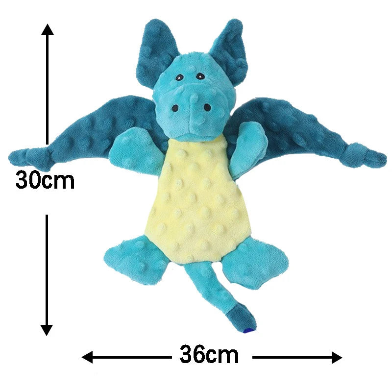 Plush Animal Squeaky Toy – Interactive Chew & Teething 🐾🧸