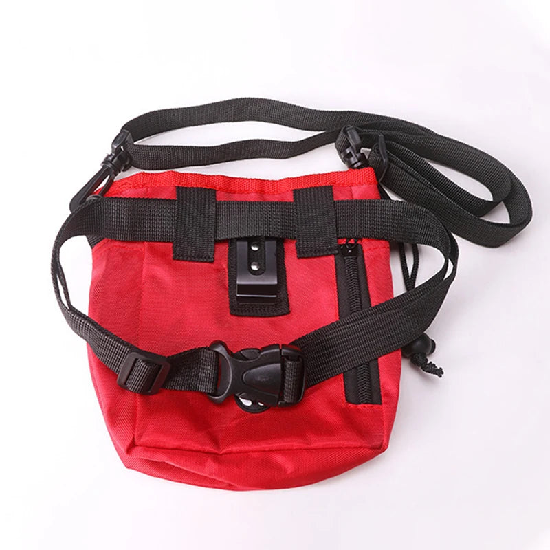 Portable Dog Training Waist Bag – Outdoor Pet Treat Pouch with Storage Pocket for Snacks, Bait & Rewards