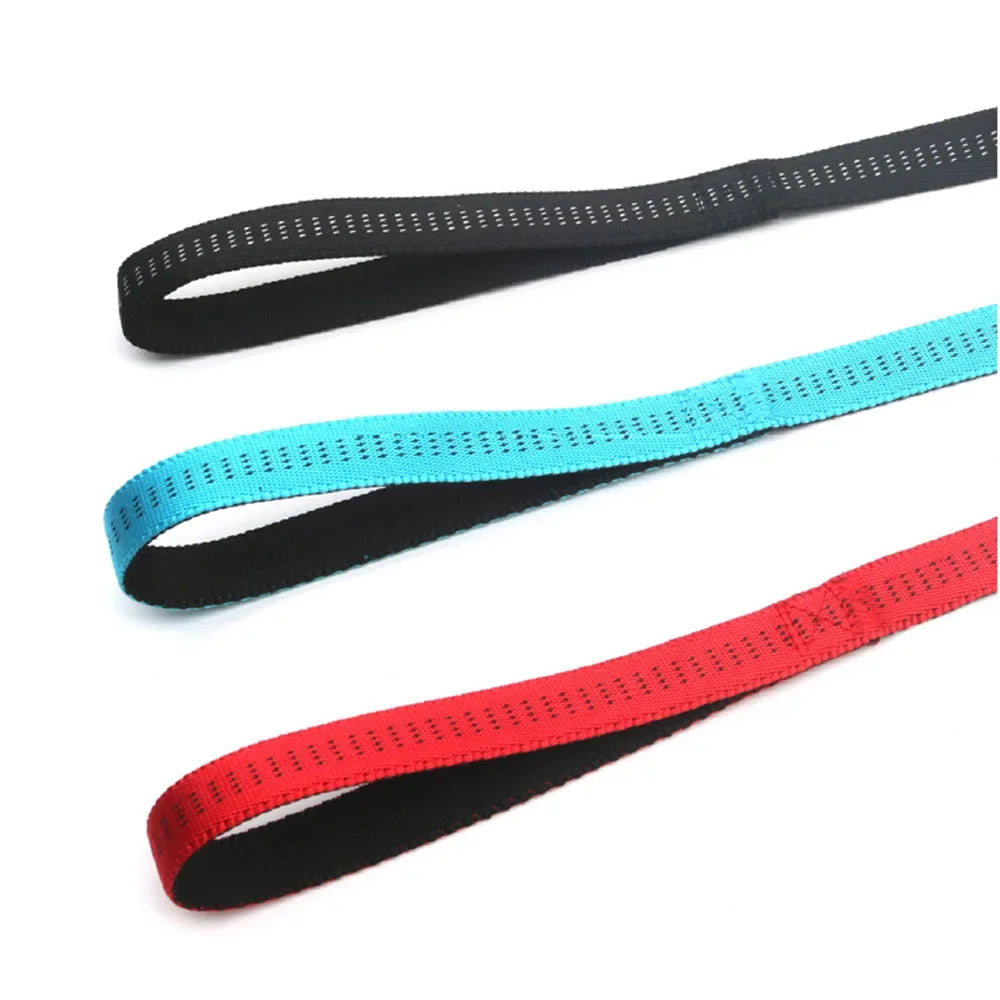 Dog Slip Lead Leash with Double Padded Handle – No Pull Training Lead with Choker Collar & Anti-Tangle Design