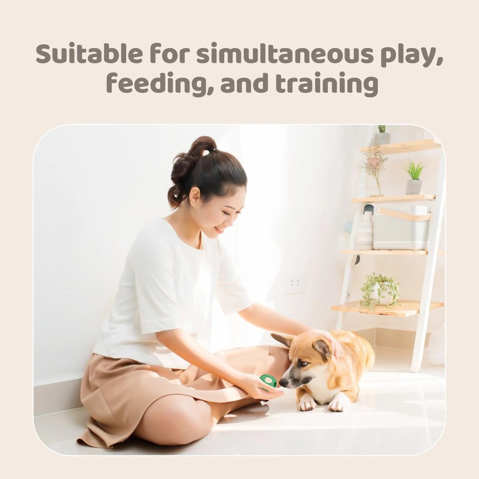 Dog Chew Toys with Treat Tray – Freezeable Fillable Treat Toy & Silicone Molds for Cooling, Anxiety Relief & Long-Lasting Play