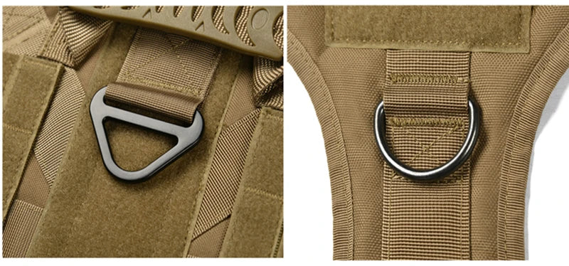 🐾 Tactical Military Dog Harness & Leash Set – All Breeds Training Vest for Outdoor Adventures