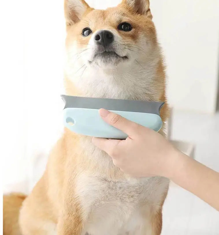 Silicone Cat Brush – Pet Hair Remover & Massage Grooming Tool for Cats and Dogs