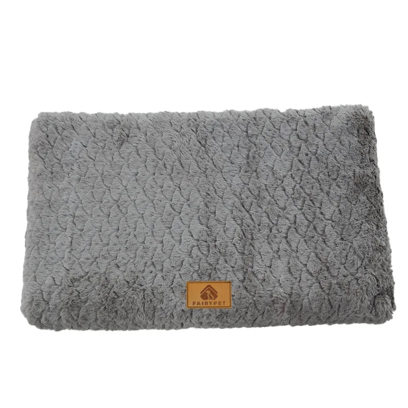 Orthopedic Plush Dog Bed with Non-Slip Bottom & Removable Washable Cover – All Sizes