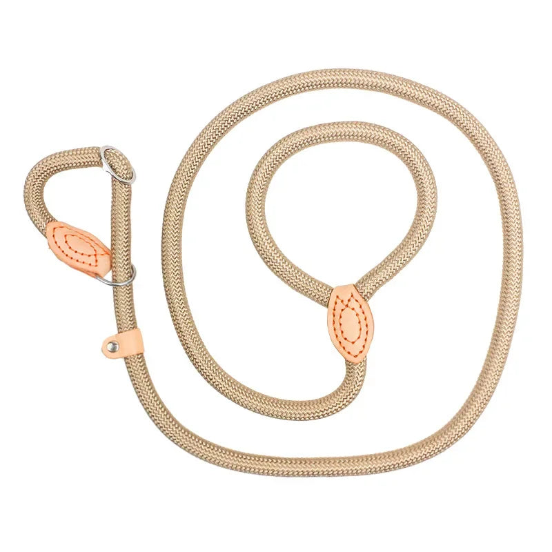 Heavy Duty Slip Rope Dog Leash – Adjustable Braided Training Lead