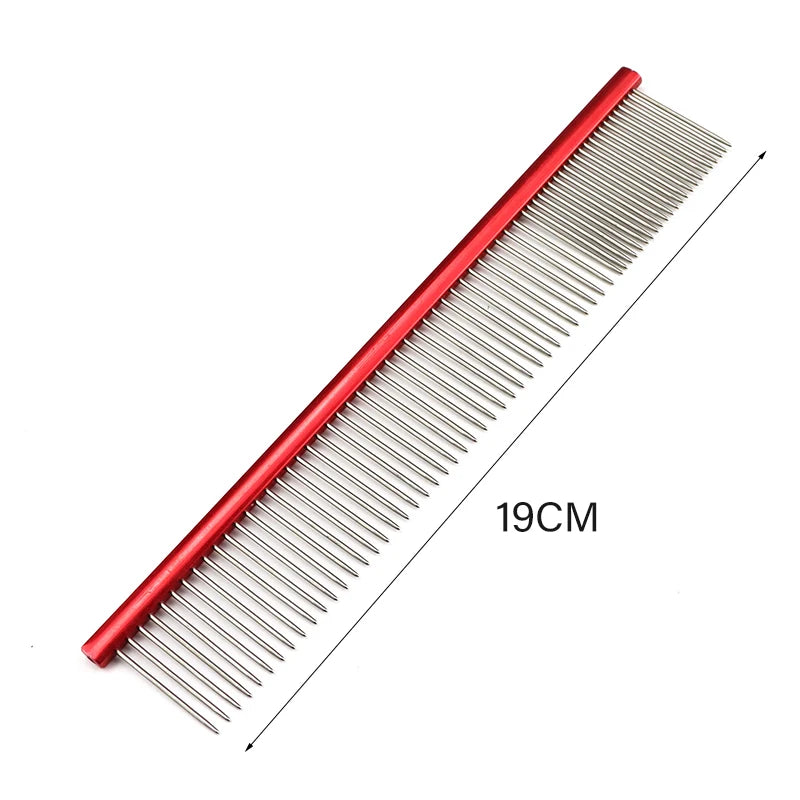 Light Aluminum Pet Grooming Comb – 6 Colors Available