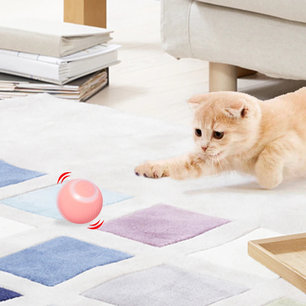 🐱 Smart Cat Toy – Interactive Automatic Rolling Ball for Cats