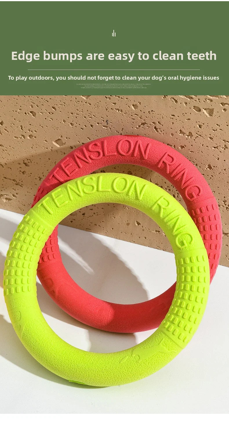 Dog Flying Disk Training Ring – Floating TPR Toy 🥏🐾