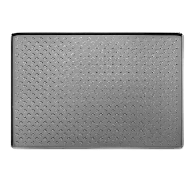 🐾 Silicone Waterproof Pet Feeding Mat – Non-Slip Food & Water Bowl Placemat for Cats & Dogs