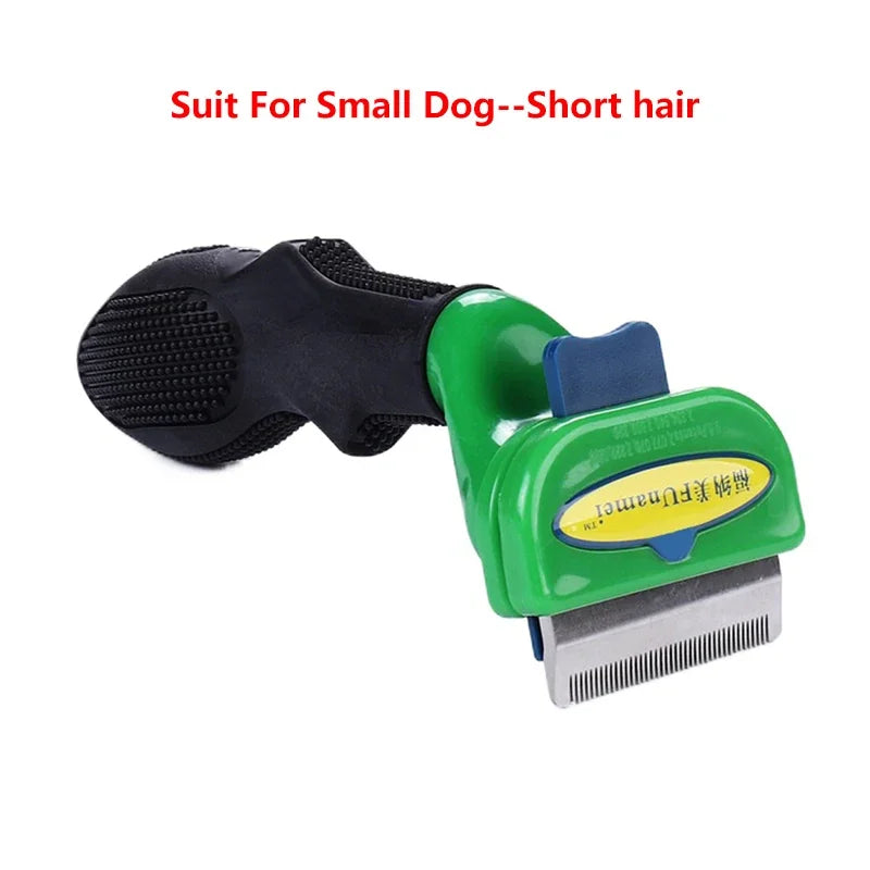 🐶 Dogs & Cats Hair Shedding Massage Comb – Pet Grooming Brush for Hair Removal & Massage
