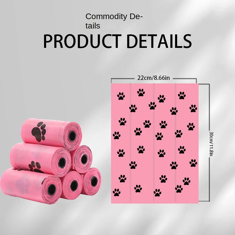 Biodegradable Dog Poop bags with Dispenser