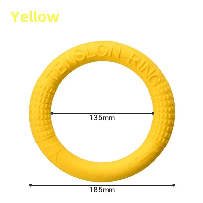 Indestructible Chew Ring Toy – Bite-Resistant Rope Ball for Dogs