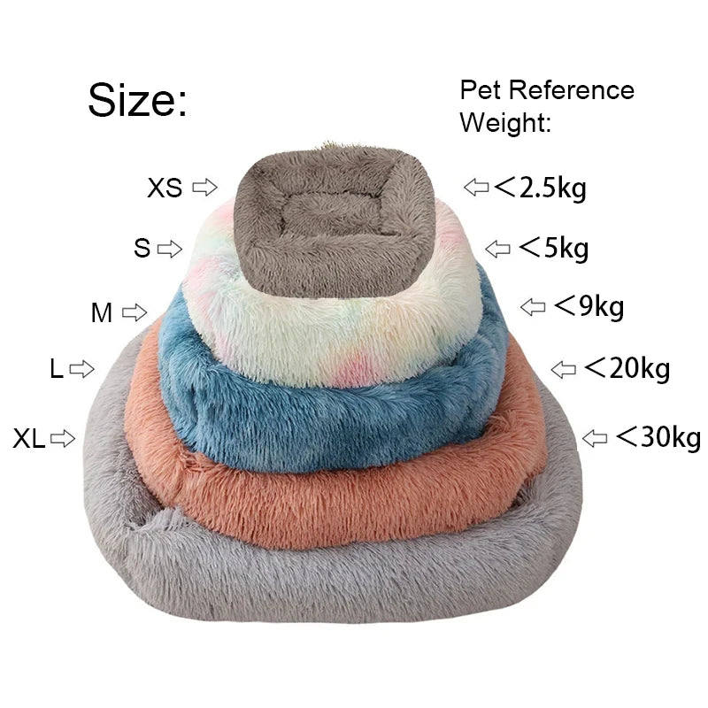 Winter Plush Rectangle Dog Bed – Warm Pet Sofa Mat for Small, Medium & Large Dogs & Cats