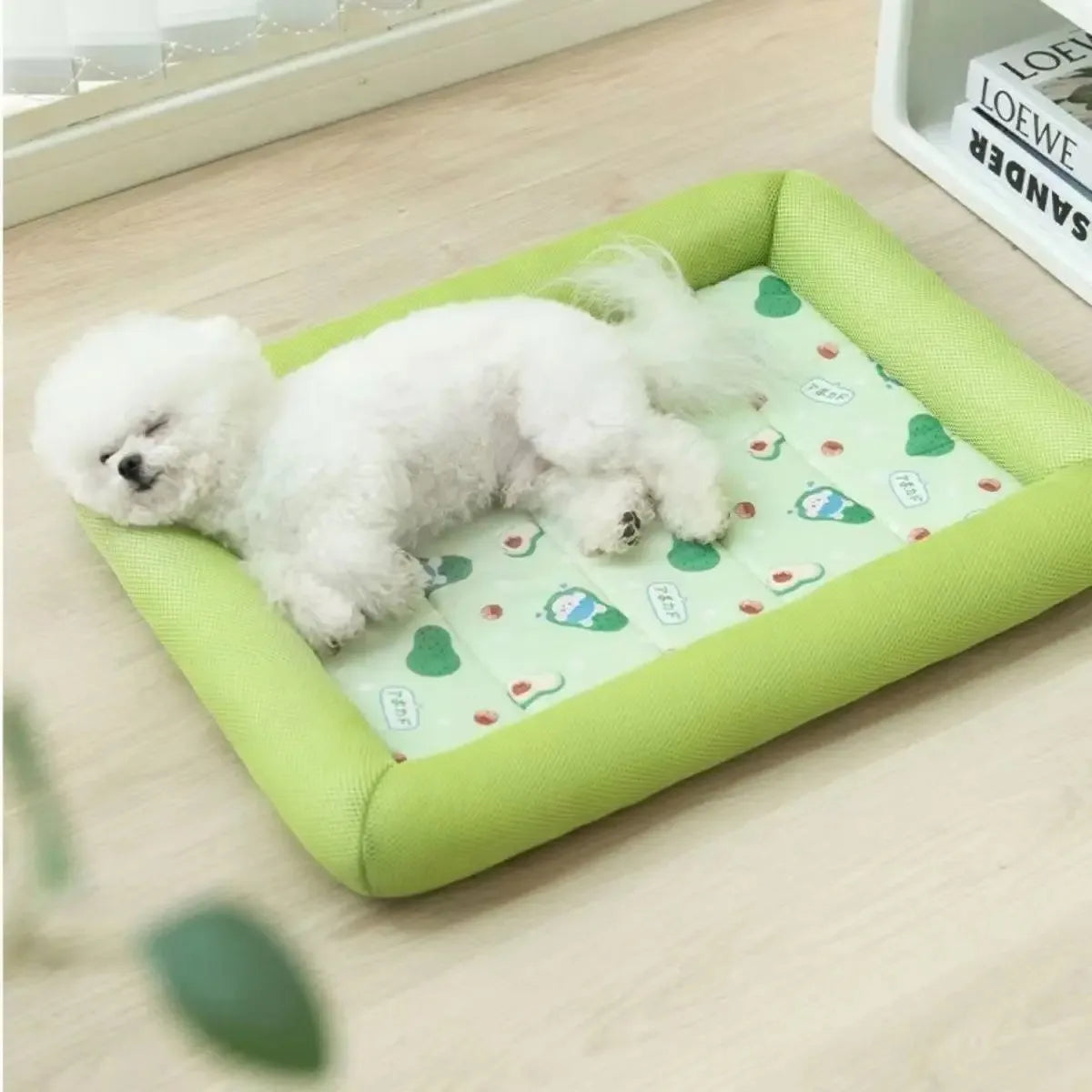 Cooling Puppy Bed – Summer Mat for Small to Large Dogs & Cats | Soft Fluffy Sofa Blanket Pet Cushion
