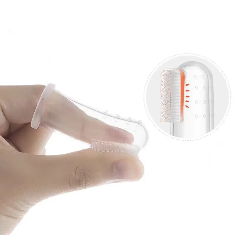 Silicone Soft Pet Finger Cuff Toothbrush