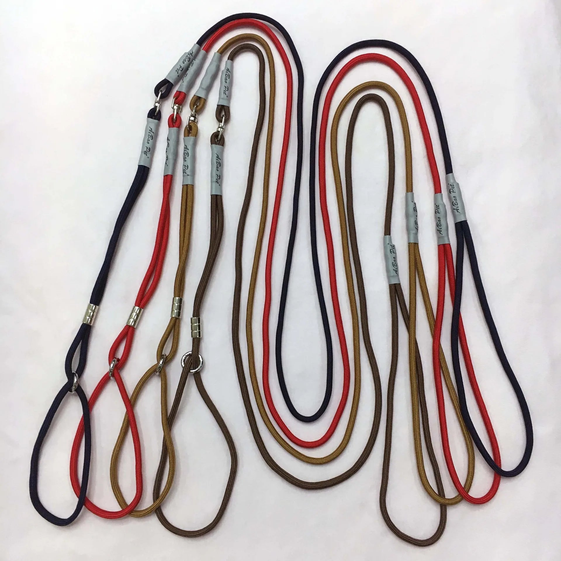 Adjustable Nylon Dog Leash with Padded Handle – Breakaway Pull-Resistant Lead for Dogs & Cats