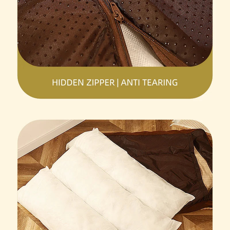 HOOPET Warm Dog Sleeping Bed – Soft Fleece Detachable Blanket Cushion for Small, Medium & Large Dogs